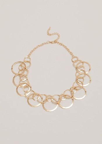 Phase Eight Multi Link Circle Jewellery Gold Canada | TGXISP-138